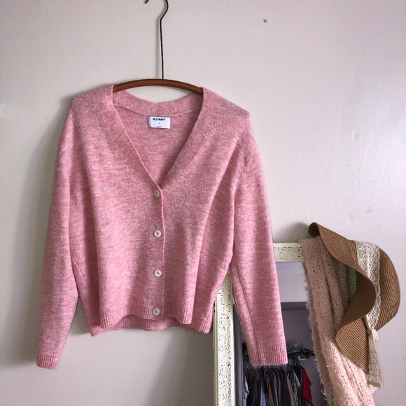 Old Navy Other - Old Navy Pink V-Neck Cardigan